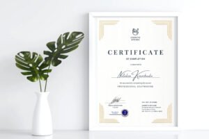 Сертификат мыловара