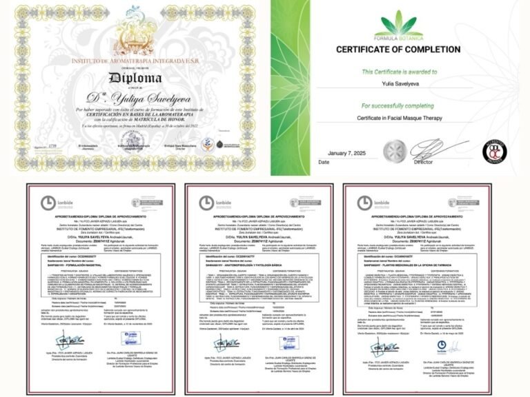 Сертификаты преподавателя