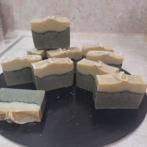 Мыло с зеленой глиной